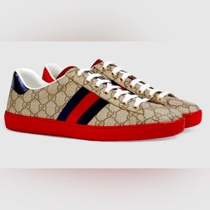 Gently used Men's Ace GG Supreme Sneakers box and with dust bags